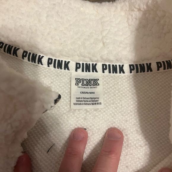 Womens Victoria Secret Pink Pullover Size L - Picture 3 of 3